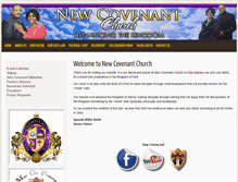 Tablet Screenshot of newcovenantgadsden.com